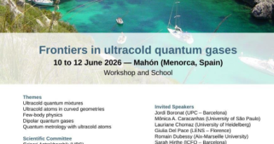 Menorca reunirà experts internacionals en física quàntica a les Trobades Científiques de la Mediterrània