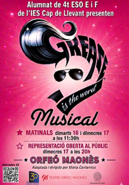 «Grease is the Word» porta la màgia del musical a l’Orfeó Maonès