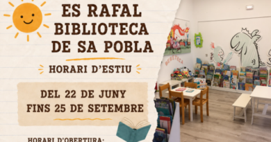 La Biblioteca Es Rafal de sa Pobla amplia la seva activitat durant tot l’estiu