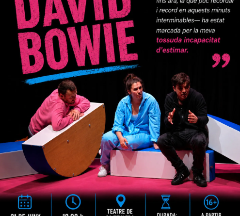 “El dia que va morir David Bowie” arriba al Teatre de Sa Teulera amb una reflexió intensa sobre l’amor i les relacions humanes