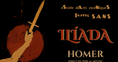 «Ilíada» arriba al Teatre Sans en una poderosa adaptació coral de l’obra d’Homer