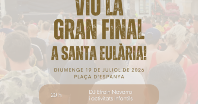 Santa Eulària viurà la final del Mundial amb una pantalla gegant a la plaça d'Espanya
