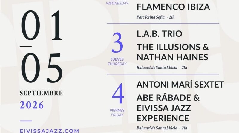 El Festival Eivissa Jazz celebrarà la seva 38a edició amb cinc nits de música en directe